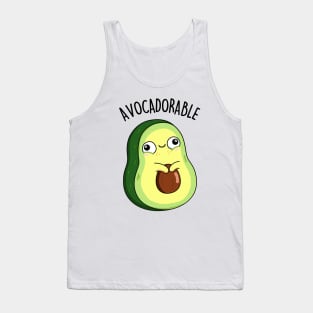 Avoc-adorable Cute Funny Avocado Pun Tank Top